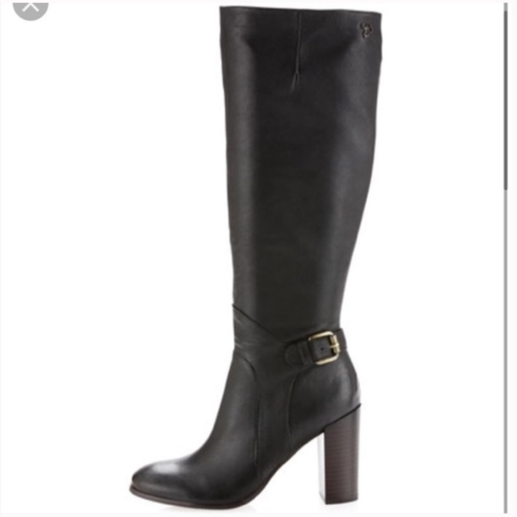 Sam Edelman Shoes - Sam Edelman "Lucy" Black Tall Leather Boots